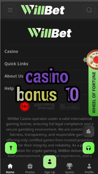 Casino Bonus 10 - Get $10 Free Casino Bonus Today-casinoorder.vip